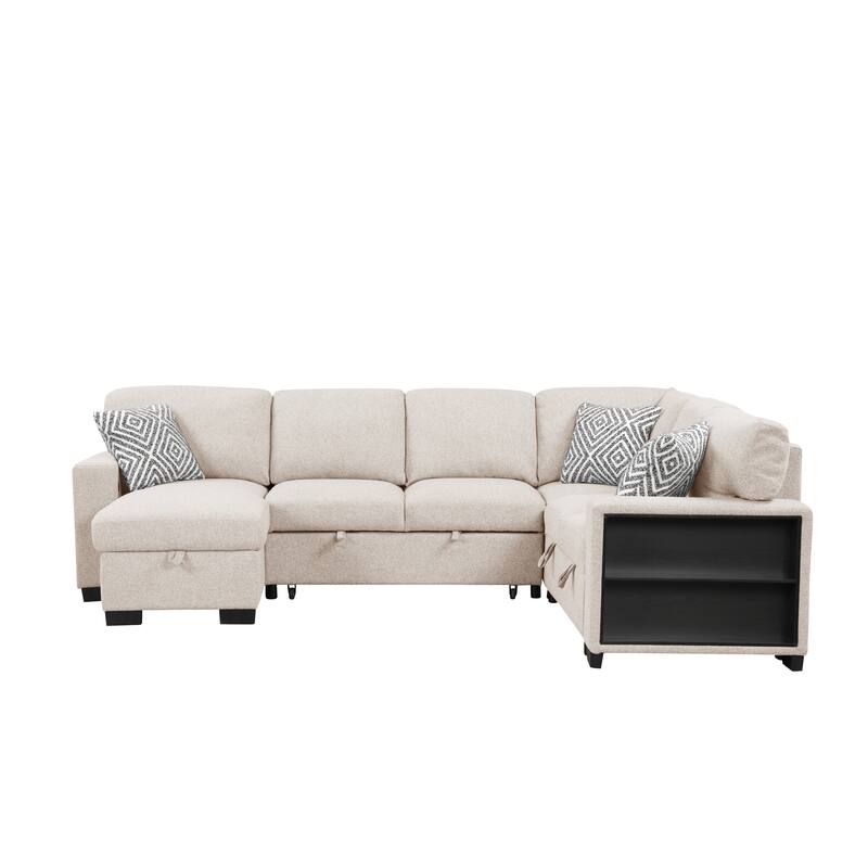 Cairo Sectional Gray / Beige