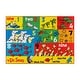 preview thumbnail 2 of 2, Licensed Dr Seuss 'One Fish' Counting Digital Printed Youth Area Rug - 4'6"x6'6"