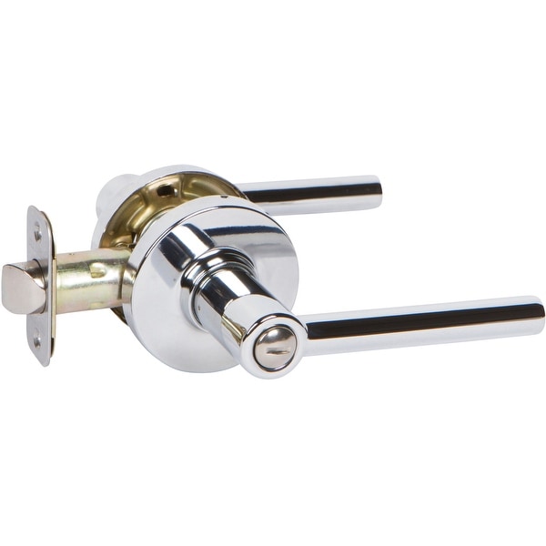 Delaney 502-RD Contemporary Privacy Door Lever Set with RD Lever and Round Rose