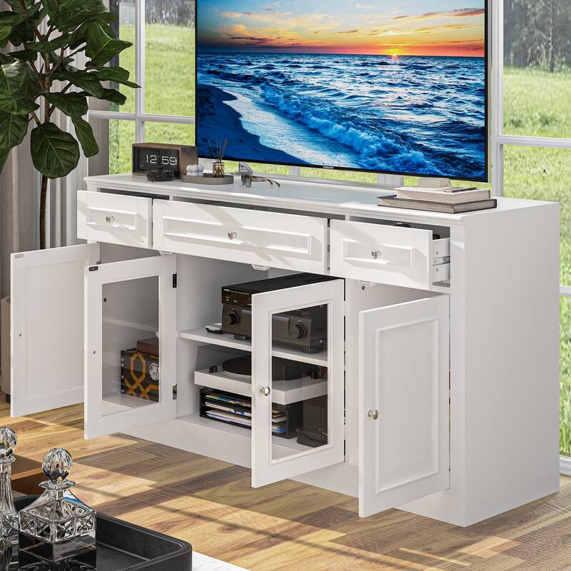 Entertainment Wall Unit /Bridge Multifunctional TV Stand Console Table