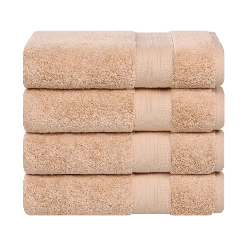 Superior Aria Turkish Cotton Heavyweight Bath Towel Set of 4