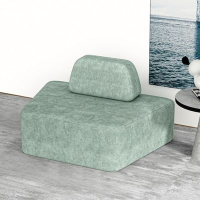 WOWMAX Curved Sofa Oversized Curved Sectional Couch Modular Sectional Sofa Couches For Living Room Apartment Small Spaces