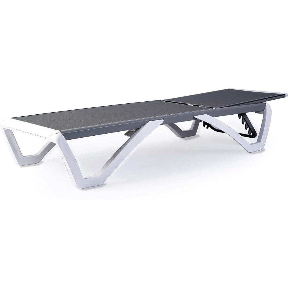 Kozyard Alan Full Flat Aluminum Table with Polypropylene Resin Legs-image