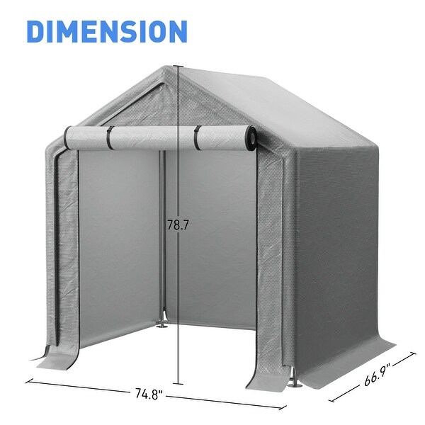 Portable Storage Shelter Garage Storage Tent with Zipper