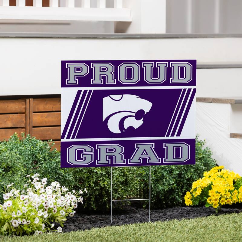 Kansas State University 24" x 18" Graduation Coroplast Outdoor Yard Sign