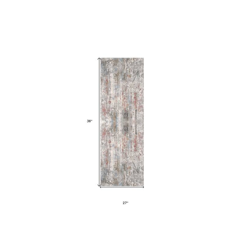Abstract Modern Non Skid Woven Durable Area Rug - 36' X '27' X '1