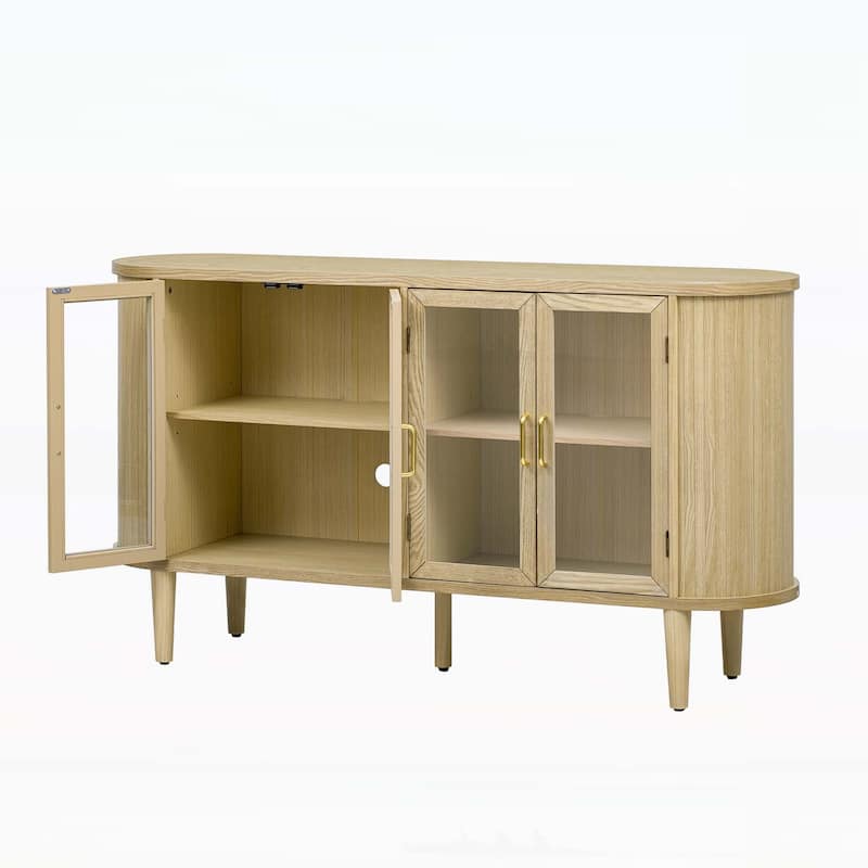 Farmhouse Sideboard Cabinet with Ample Storage,for Kitchen,Dining Room,Living Room and Entryway