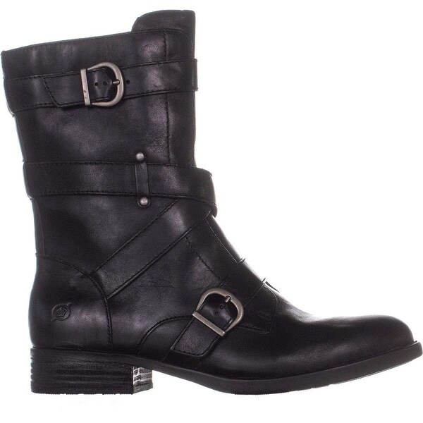 boc black leather boots