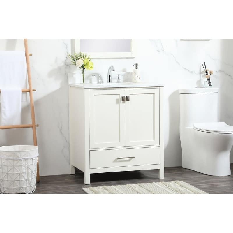 Elegant Lighting VF18830-BS Irene 30" Free Standing Single Basin