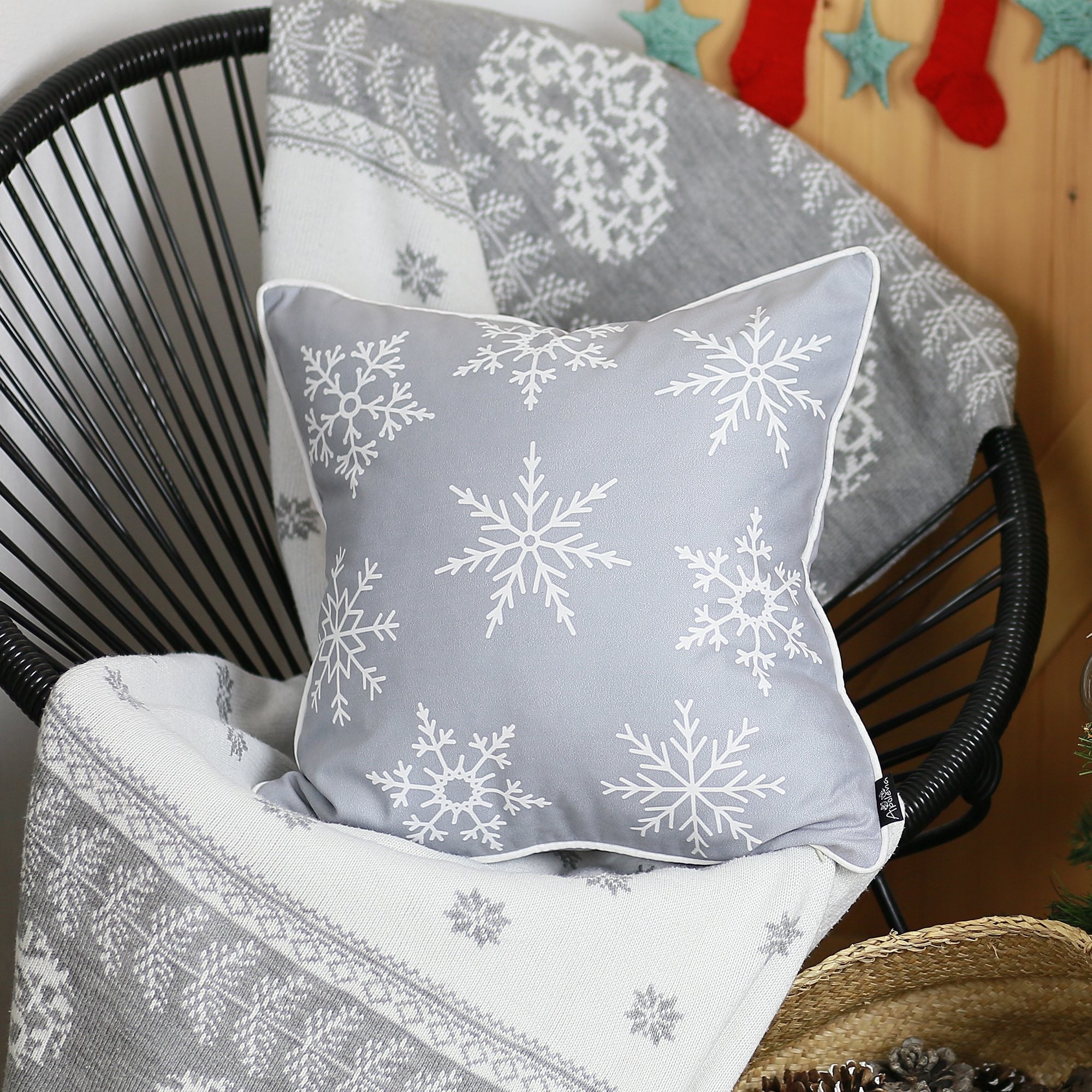 snowflake pillow cases