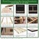 preview thumbnail 7 of 5, Onetan Mattress and Box Spring Set, 10-Inch Medium Pillow Top Hybrid Mattress and 5" Wood Simple Assembly Box Spring,