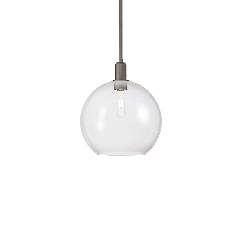 Innovations Lighting 716-1S-15-12 Athens Pendant Athens 12" Wide - Oil Rubbed Bronze / Clear