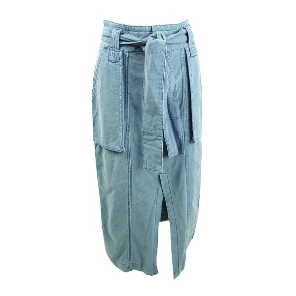 Free People Women's Catching Feelings Midi Skirt - Overstock - 33259239