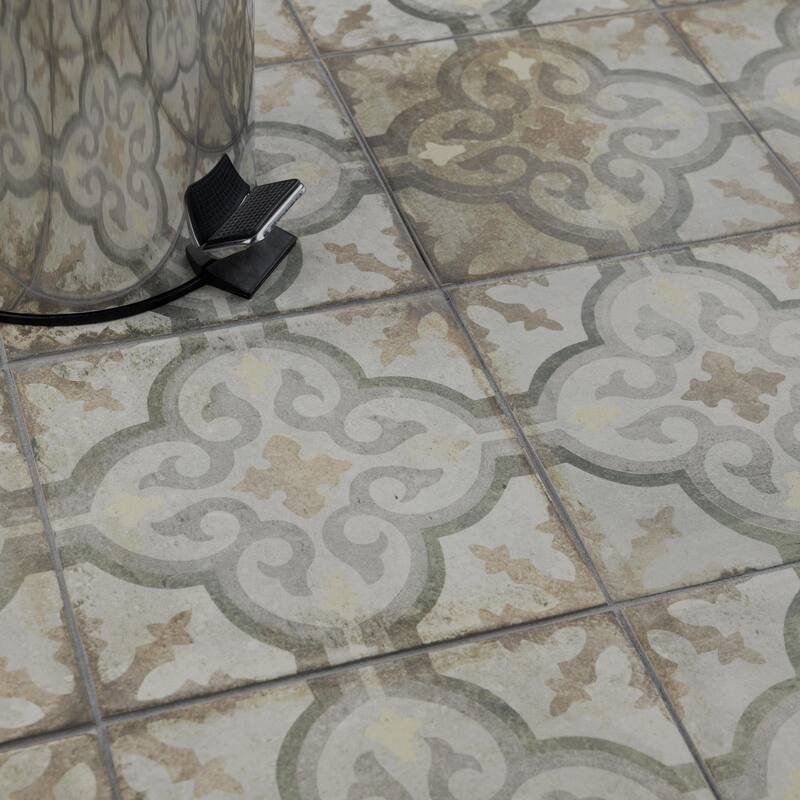Merola Tile D'Anticatto Decor Palazzo 8-3/4" x 8-3/4" Porcelain Floor and Wall Tile