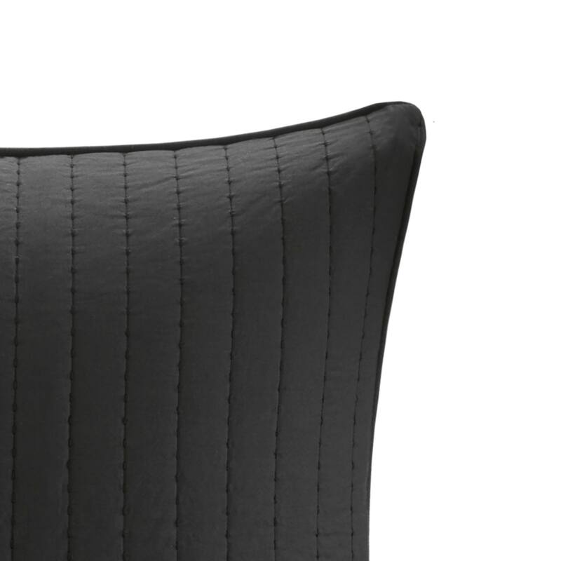 INK+IVY Camila Cotton Quilted Euro Sham