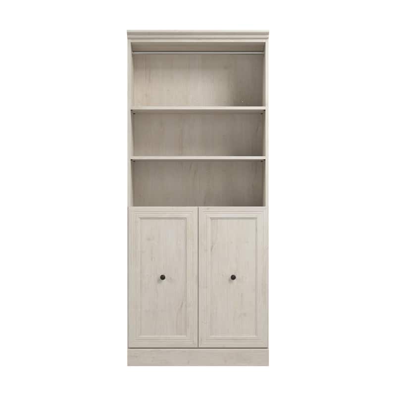 Versatile 36W Closet Organizer with Doors by Bestar