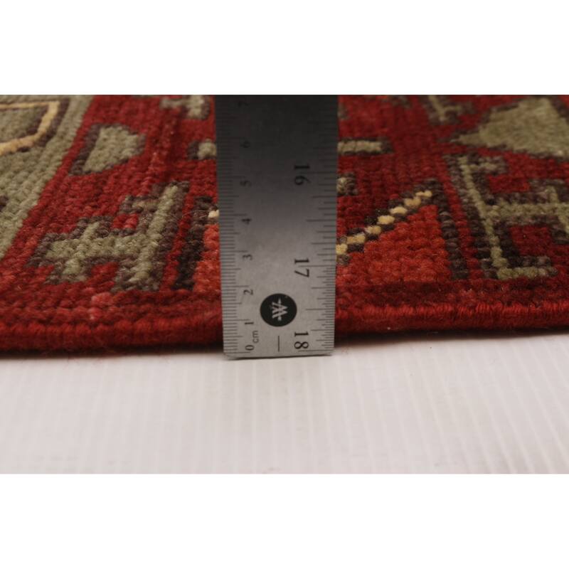 ECARPETGALLERY Hand-knotted Jules Serapi Dark Red Wool Rug - 8'0 x 9'9