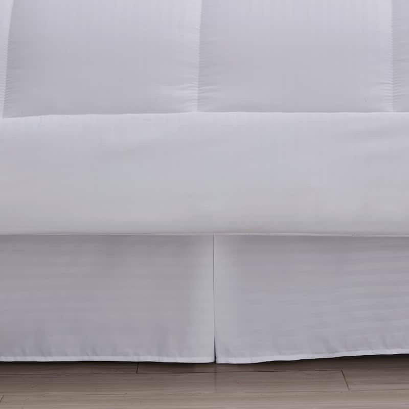 Soft Dobby 8-piece Striped Down Alternative Bed-in-a-Bag Set w/ Sheets