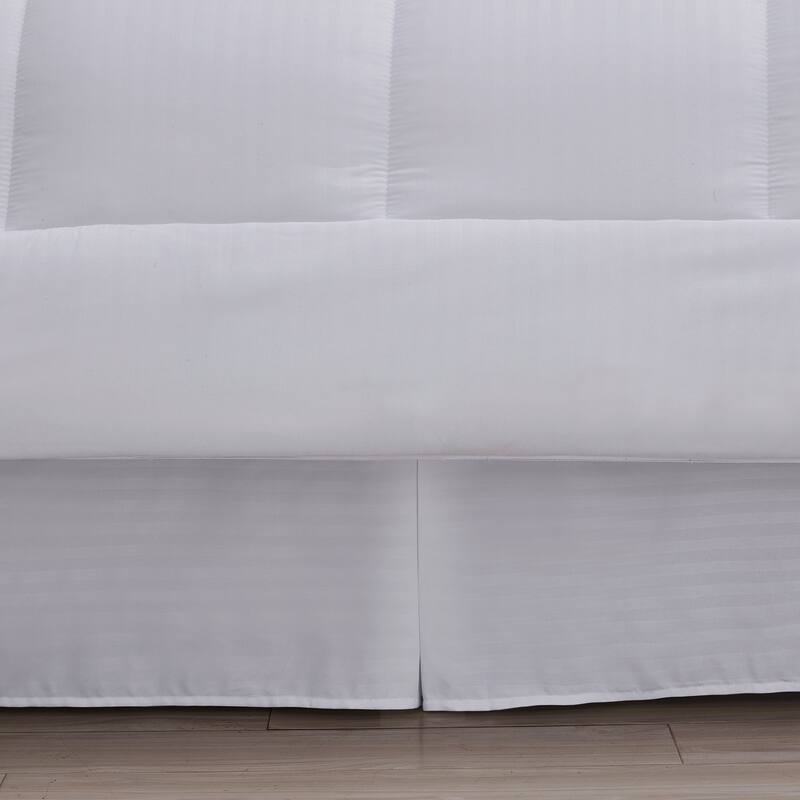 Sweet Home Collection 8 Piece Embossed Dobby Stripe Bed In A Bag All Season Complete Set