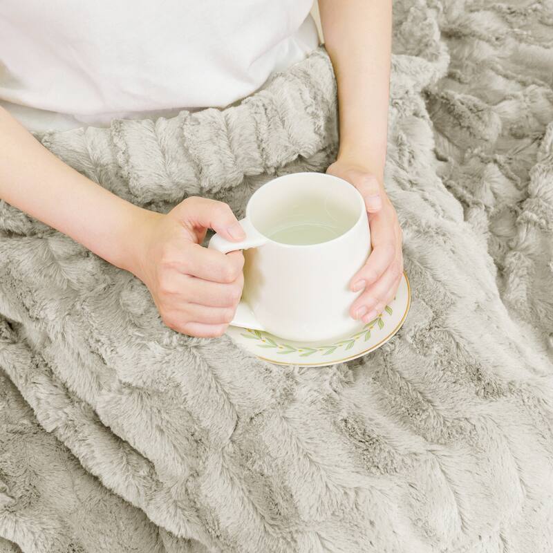 Saga Double Sided FauxFur Throw