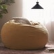 preview thumbnail 1 of 24, Newalla Modern Shearling 5-foot Bean Bag by Christopher Knight Home Yellow