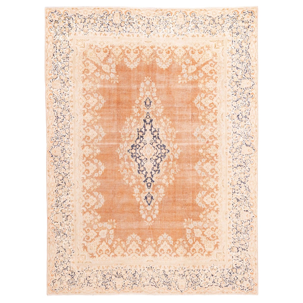 ECARPETGALLERY Hand-knotted Antalya Vintage Copper Wool Rug - 9'2 x 12'6