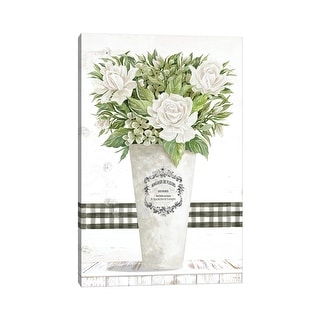 iCanvas "White Roses" by Cindy Jacobs Canvas Print - Bed Bath & Beyond ...