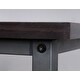 preview thumbnail 8 of 6, Dark Brown Wood L-shape Desk