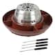 Nostalgia Indoor Electric Stainless Steel S'mores Maker with 4 Lazy Susan Compartment Trays - 4 Trays - 4 Trays