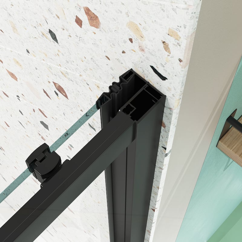 Versatile Sliding Shower Door with Advanced Features for Enhanced Bathroom Experience