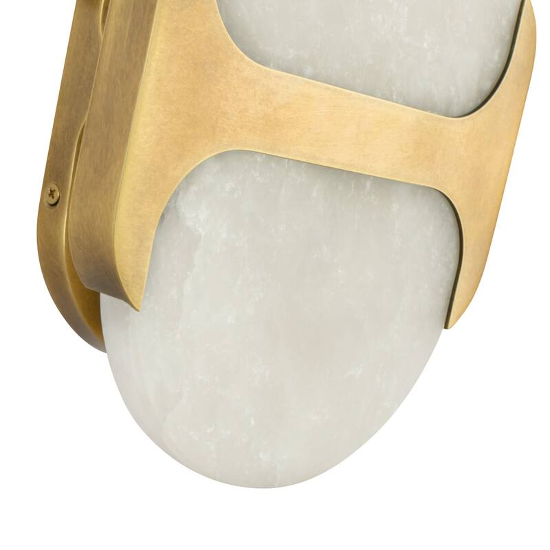 Alora Lighting WV357109 Odin 2 Light 4" Tall Bathroom Sconce