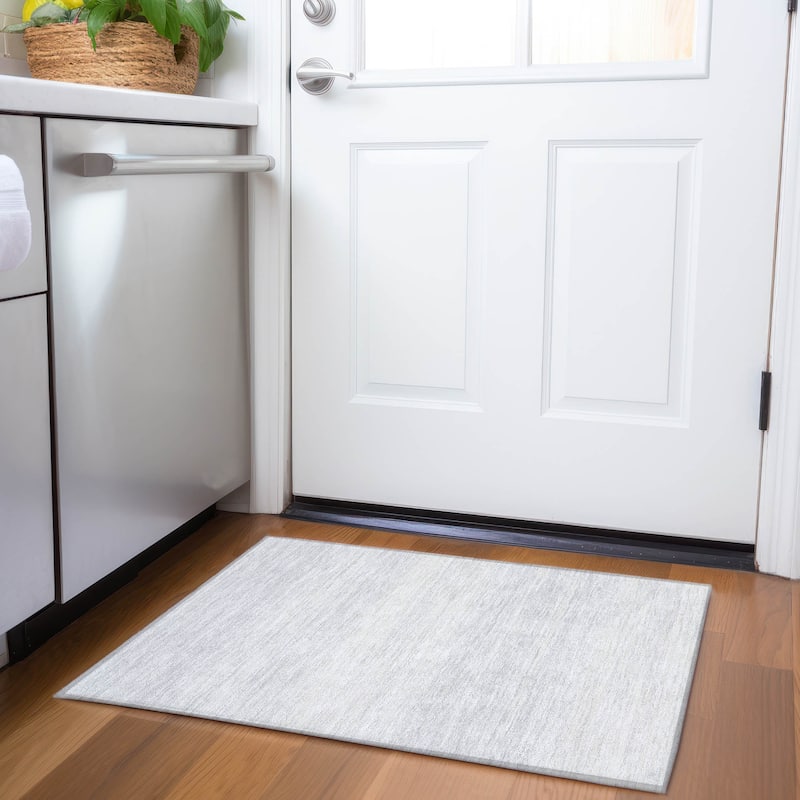 Machine Washable Indoor/ Outdoor Chantille Ombre Stripes Rug