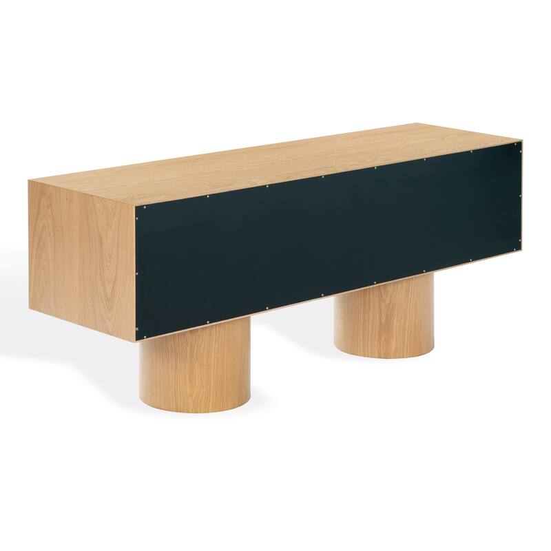 SAFAVIEH Couture Alberti Wood Sideboard - 71"W x 20"D x 29"H