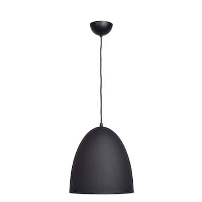 Access Lighting Nostalgia 1-light Matte Black Dome Pendant