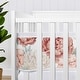 preview thumbnail 4 of 4, Blush Pink Boho Shabby Chic Floral Girl Sweet Jojo Designs + BreathableBaby Breathable Mesh Crib Liner Ivory Bohemian