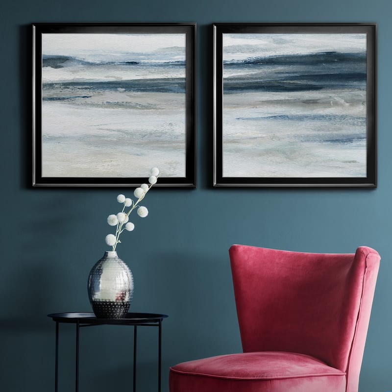 Ocean Currents II-Premium Framed Canvas - Ready to Hang - Multi-Color