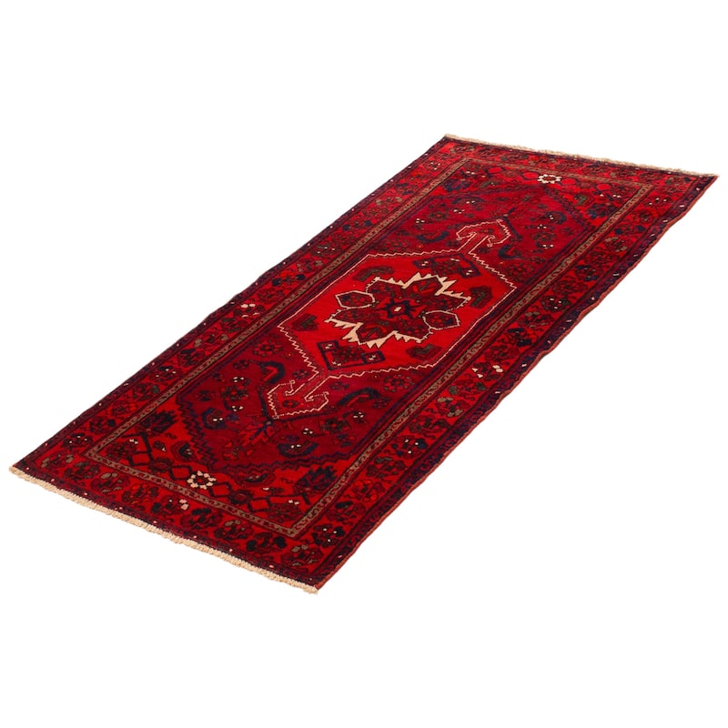ECARPETGALLERY Hand-knotted Anadol Red Wool Rug - 3'7 x 7'0