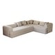preview thumbnail 6 of 7, Anmytek Chenille Convertible Sleeper Sofa Bed - With Cylindrical Pillow & Side Pocket