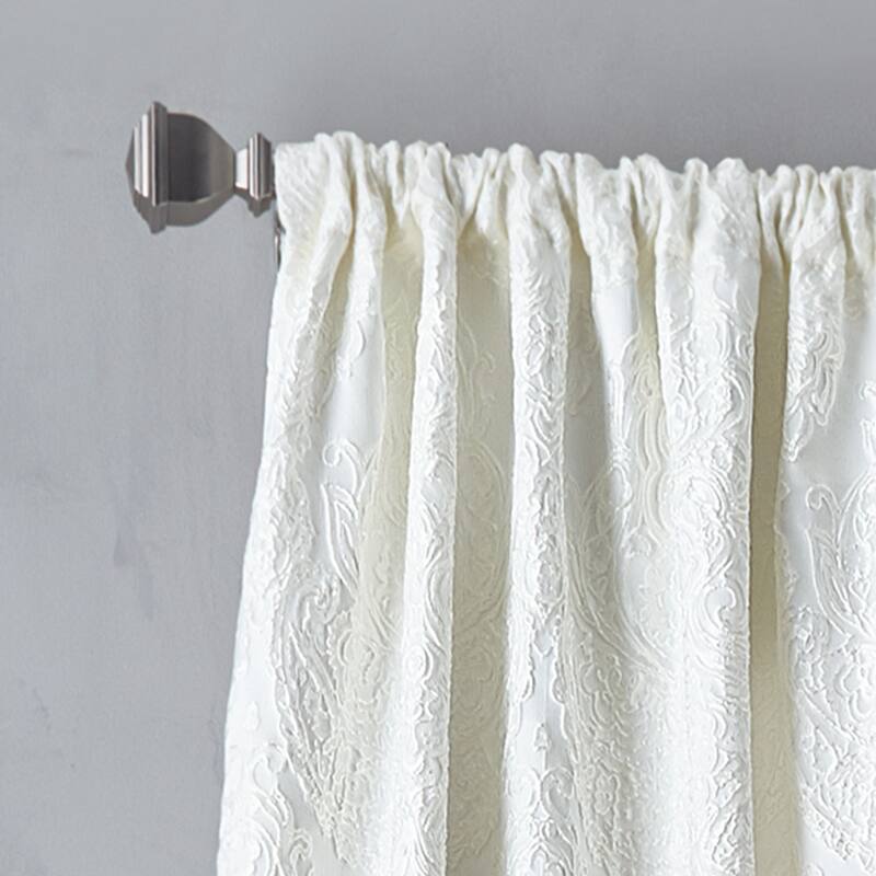 Martha Stewart Milan Room Darkening Rod Pocket Single Curtain Panel