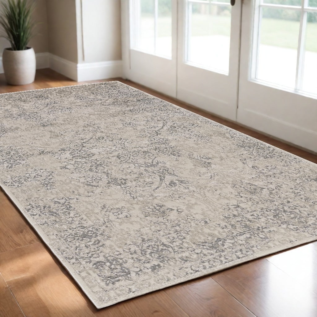 Tigo Abstract Stain Resistant Area Rug By HomeRoots - 2' x 3'