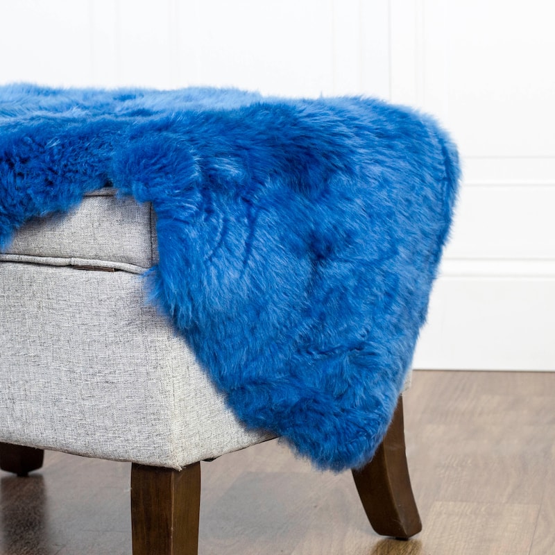 Silver Orchid Nansen Genuine Soft Australian Sheepskin Rug