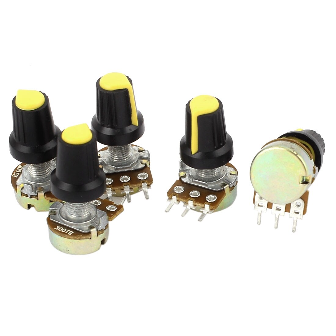 Potentiometers & Variable Resistors B100K 100K OHM Linear Taper Rotary