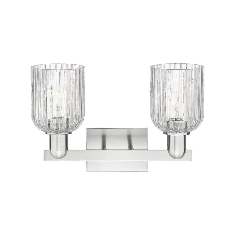 Innovations Lighting Downtown Urban - Bridal Veil - 2 Light 16" Bath Vanity Ligh