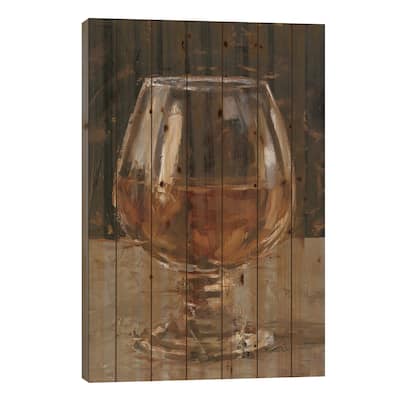 The Hard Stuff III Print On Wood by Ethan Harper - Multi-Color
