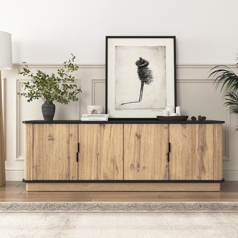 Multi-functional MDF Sideboard for Modern Homes - Low