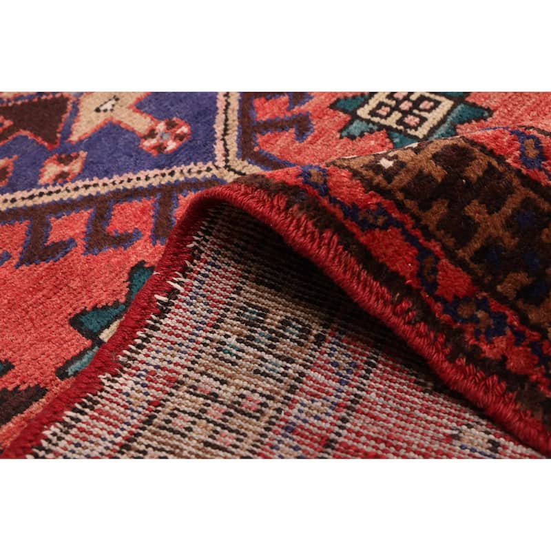 ECARPETGALLERY Hand-knotted Konya Anatolian Red Wool Rug - 3'3 x 13'7