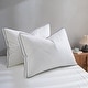 preview thumbnail 11 of 13, 2 Pack 100% Cotton White Goose Feather Down Bed Pillows