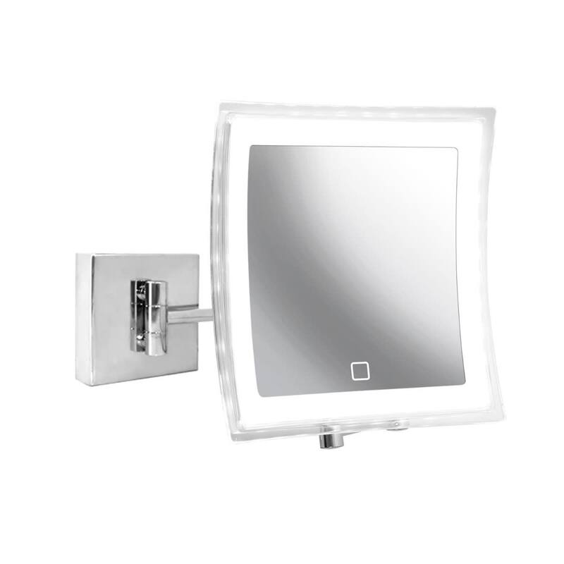 WS Bath Collections Beauty 8-11/16" x 8-5/16" Framed Bathroom Mirror
