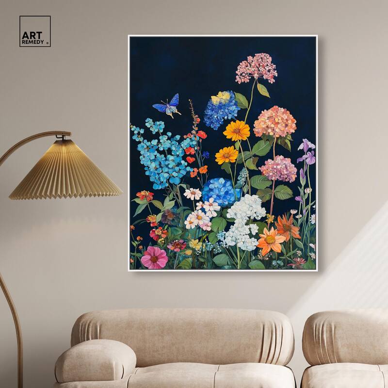 Twilight Blossoms II Canvas by Art Remedy