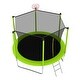 preview thumbnail 5 of 11, 10FT Trampoline with Safety Net Ladder And Basketball Hoop Perfect for Outdoor Fun